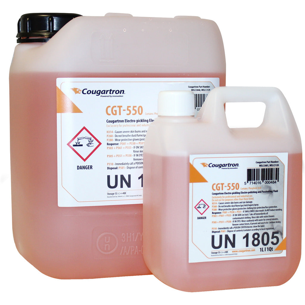 Weld cleaning and polishing fluid CGT-550