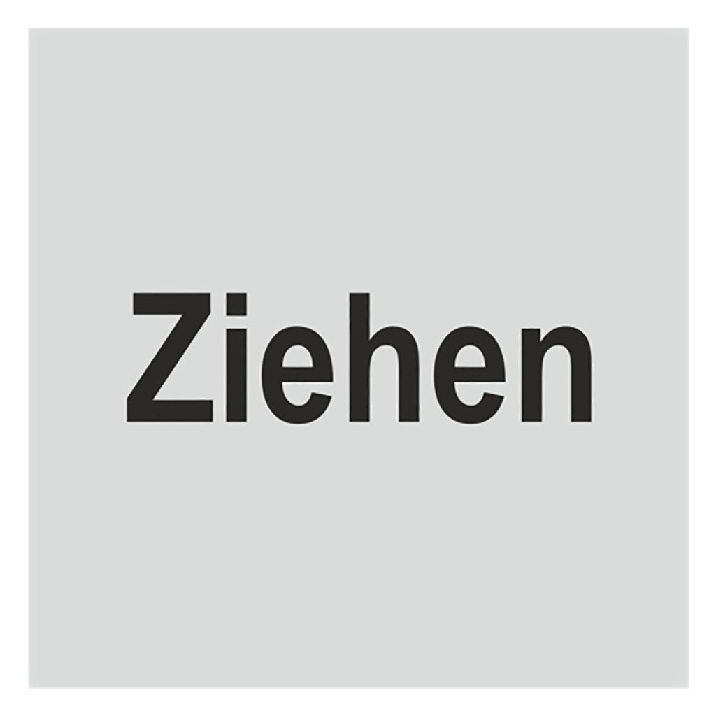 Türschild - Ziehen