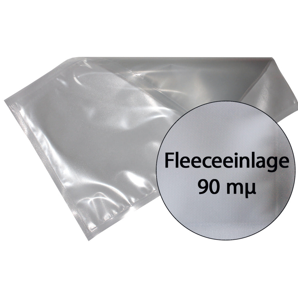 Vakuumbeutel mit extra starker Fleeceeinlage
