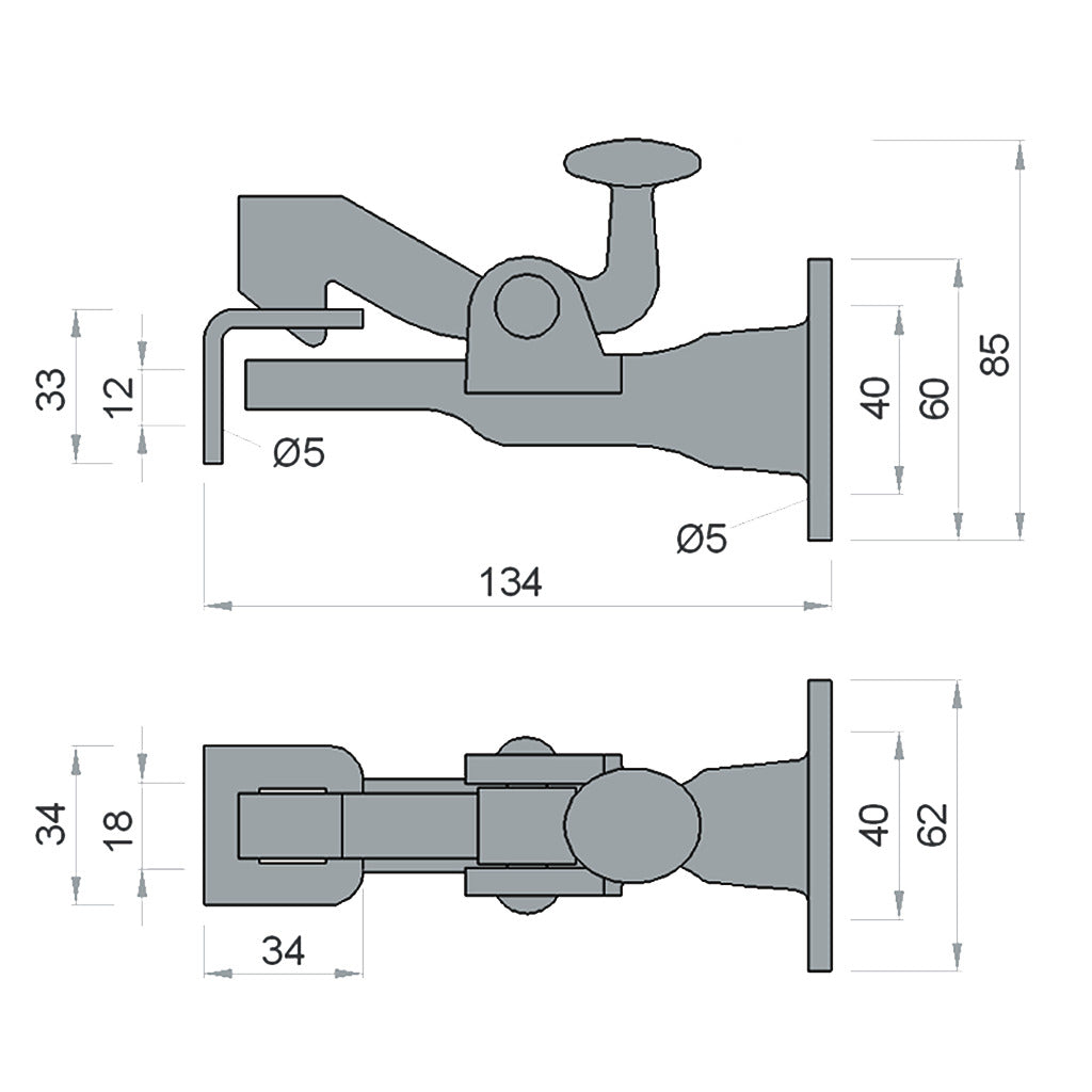 Fermata cancello 1308