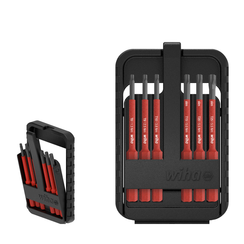 Set di punte slimBit electric Torx incl. slimBit Box 7 pezzi.