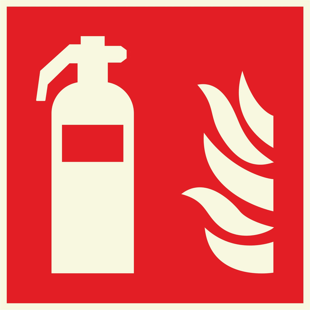 Brandschutzschild - Feuerlöscher