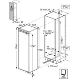 Einbau-Kühlschrank 6000 mit Gefrierfach ES6D18C