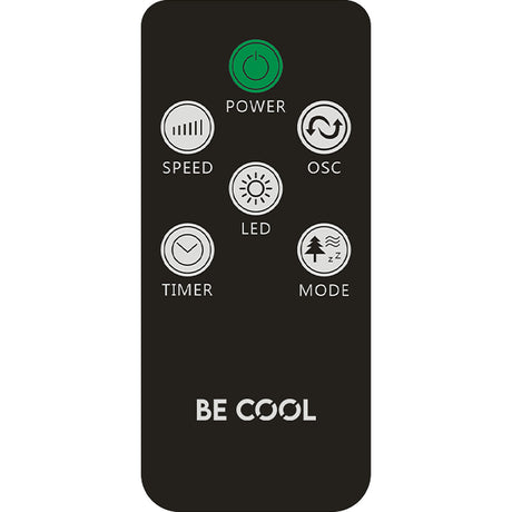 BE COOL Turmventilator mit Fernbedienung