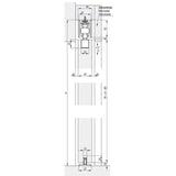 Schiebetürbeschlag Junior 100 B Pocket