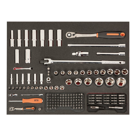 Workshop trolley 214-piece / with 6 drawers
