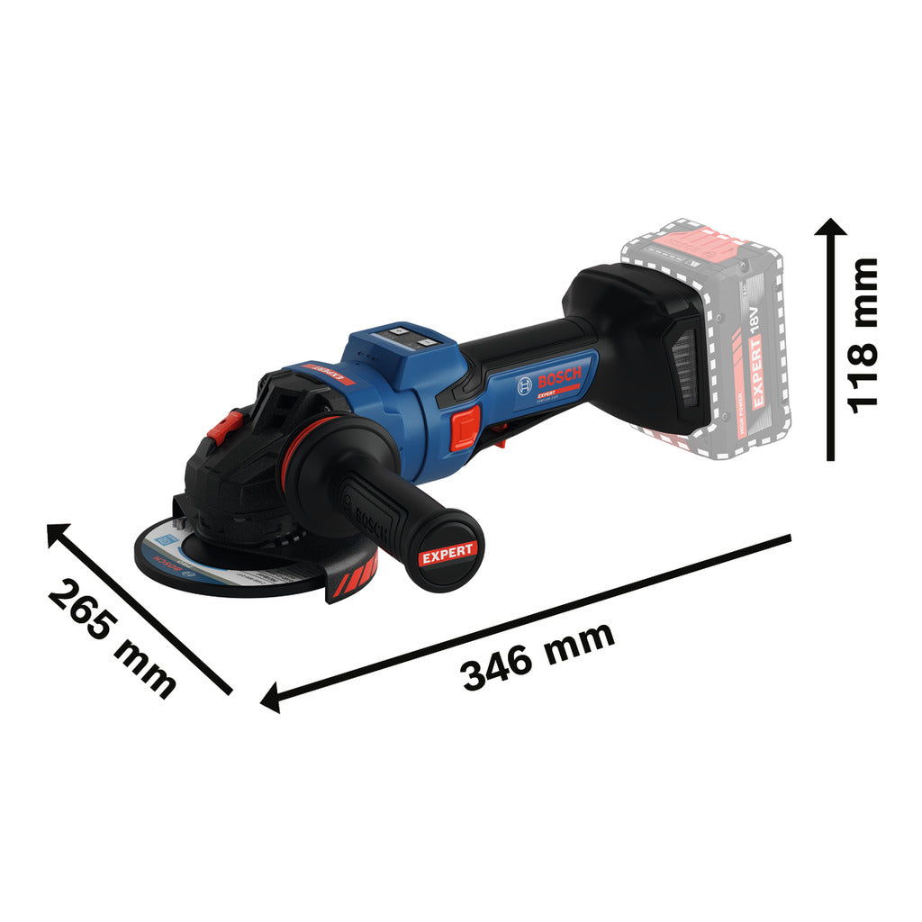Akku-Winkelschleifer EXWS18V-15PS