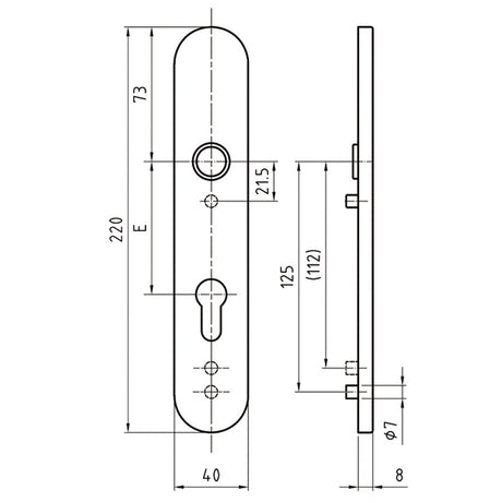 Langschild 5347 FH