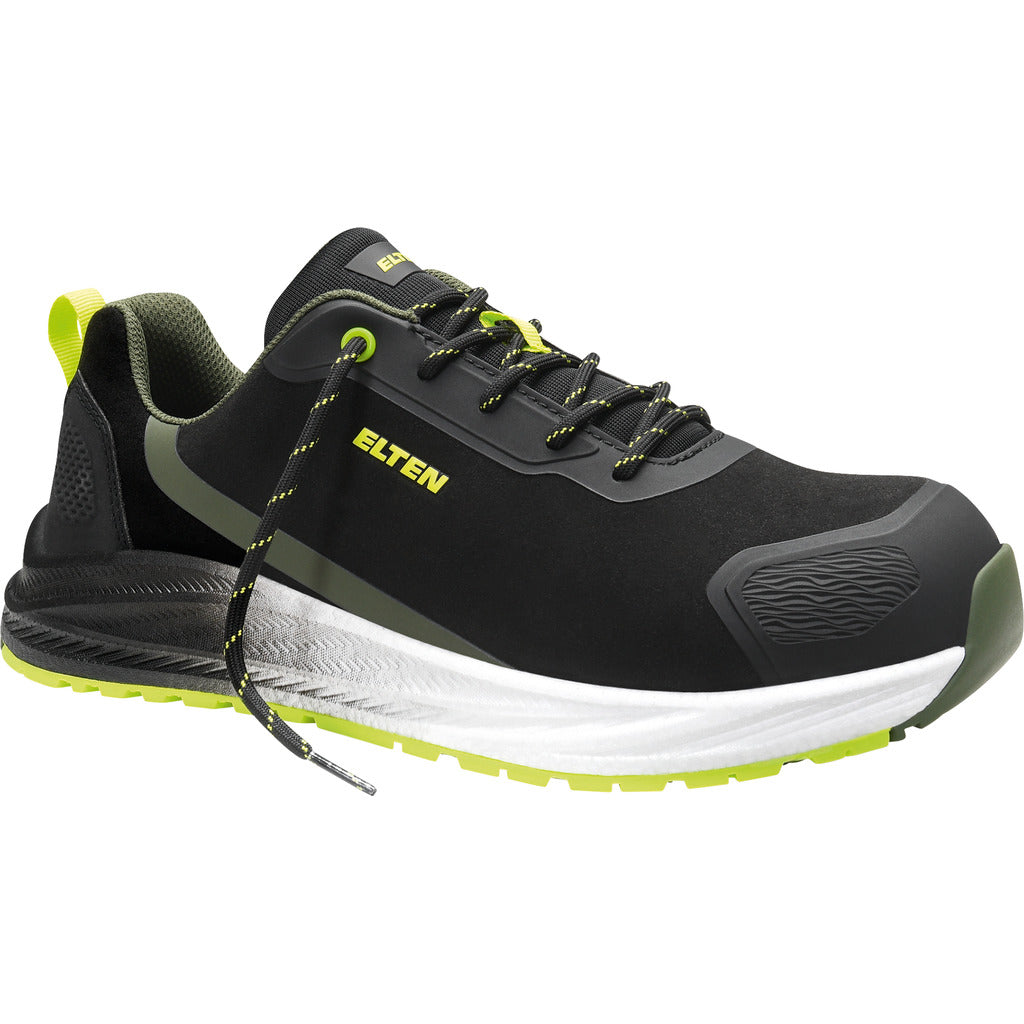 Scarpa bassa antinfortunistica LEEVI XXNF black-lime Low ESD S3S