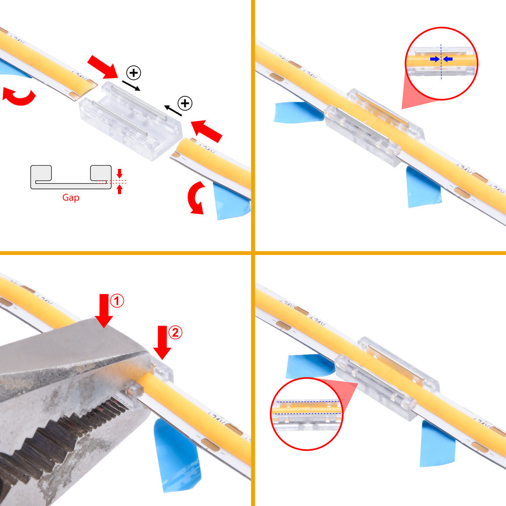 Connettore per strisce LED MONO