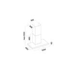 Wandhaube PLANE PLUS 120