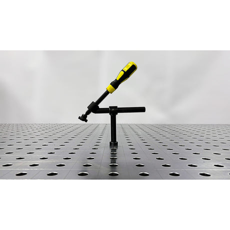 Welding table pipe screw clamp 45° / System 16