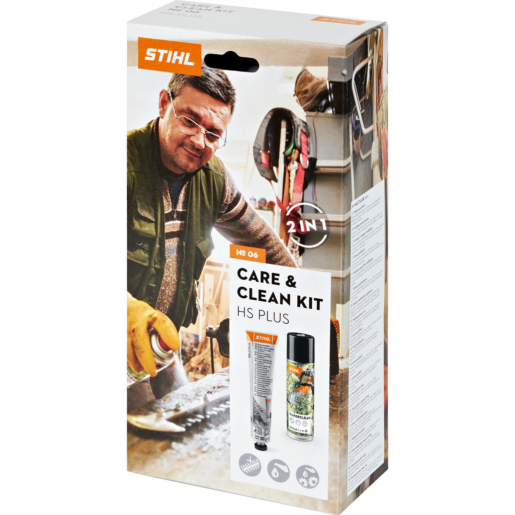 Kit di cura e pulizia Stihl per tagliasiepi e tagliasiepi - Confezione risparmio