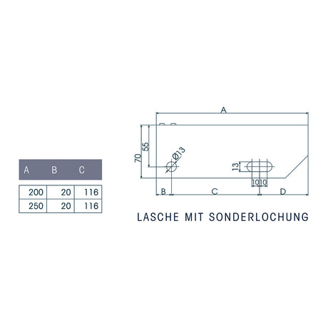 Normtreppenrost R11 mit Sonderlochung feuerverzinkt MT 33/33 mm