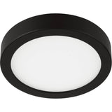 Eglo LED ceiling light Fueva 5, 160 mm / black, round