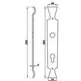 Langschild Modell Alpina