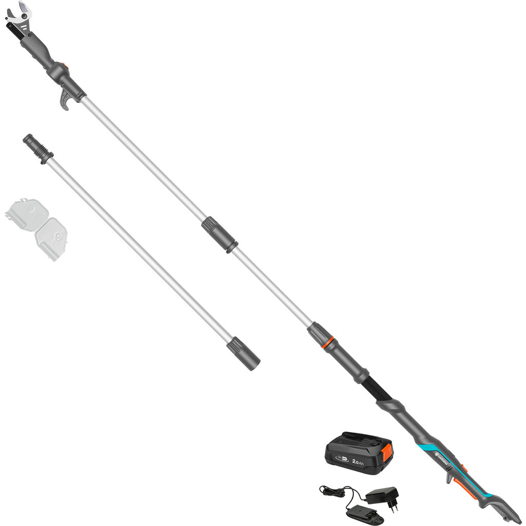 Gardena Cordless Telescopic Tree Shears HighCut 360/18V P4A / Ready-To-Use / Set
