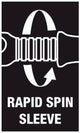 Set di cricchetti Zyklop Speed 8100 SC 6 / 28 pezzi / 1/2", metrico