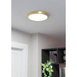 Lampada da superficie Eglo FUEVA 5 / ottone spazzolato, rotonda