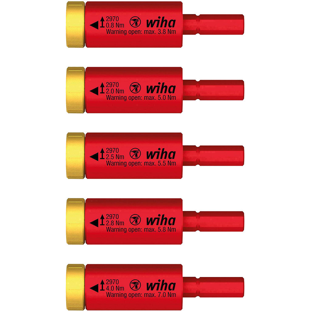 Set di coppia EasyTorque adattatore elettrico per slimBits/slimVario 5 pezzi.