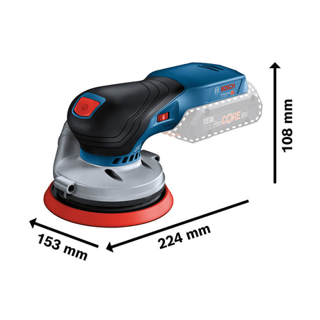 Levigatrice orbitale a batteria GEX 18V-125