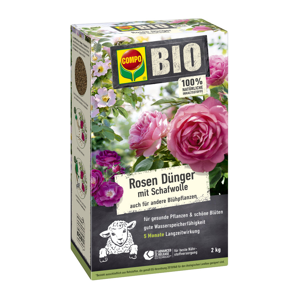 Compo Concime per Rose con Lana di Pecora