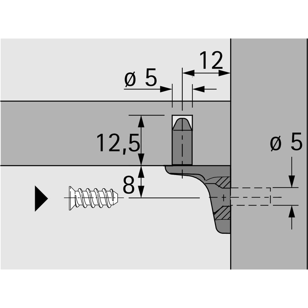 Supporto per ripiano Sekura 7