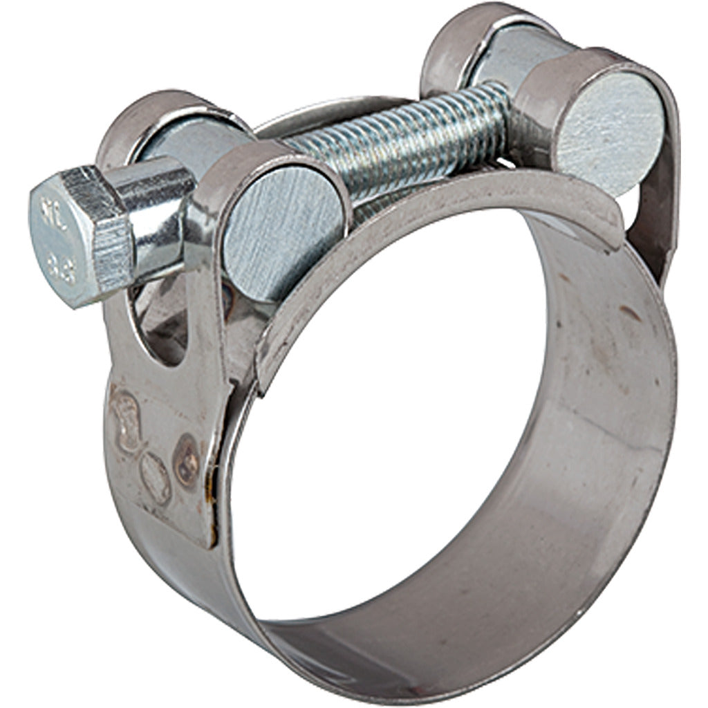 Hinged bolt clamp, chrome steel 1.4016 (W 2)