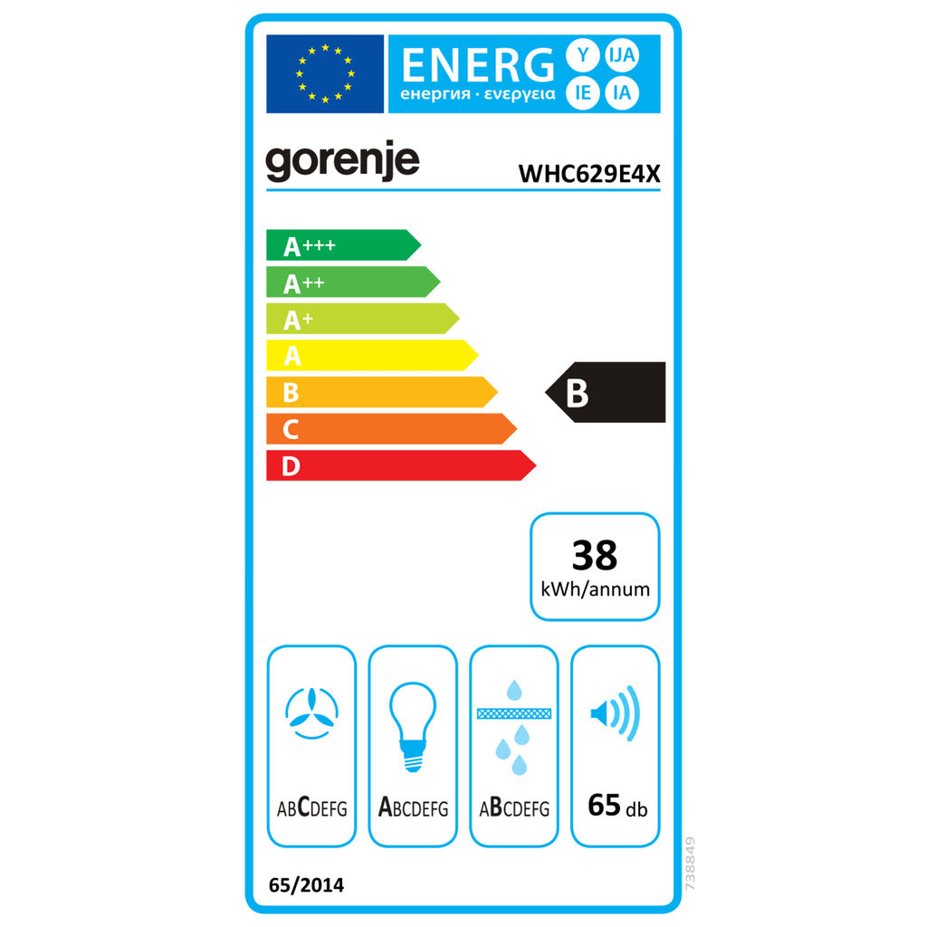 Kamin-Dunstabzugshaube G400 WHC629E4X