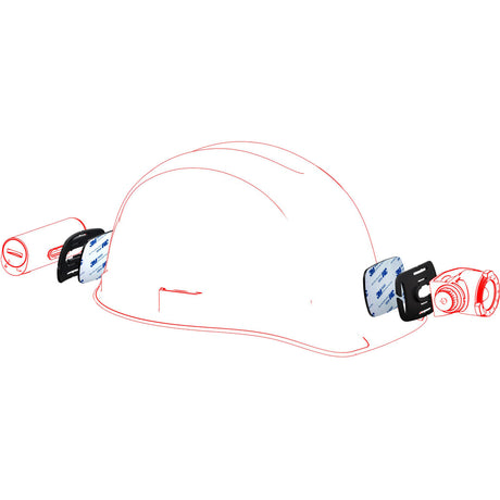Set di montaggio per casco Fissaggio per fari