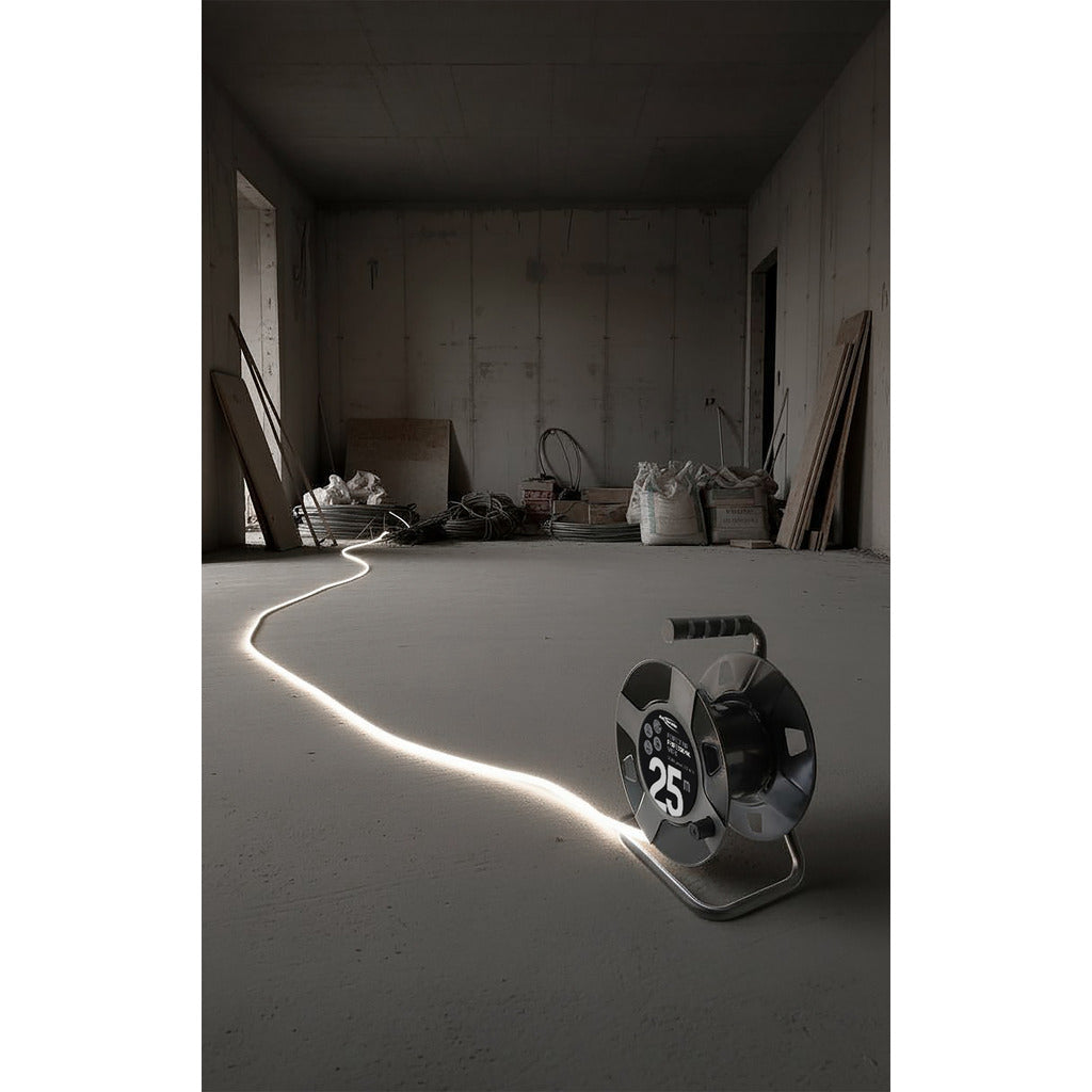 LED-Lichtschlauch auf Trommel