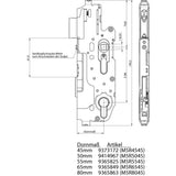 Multisafe Hauptschlosskasten 855