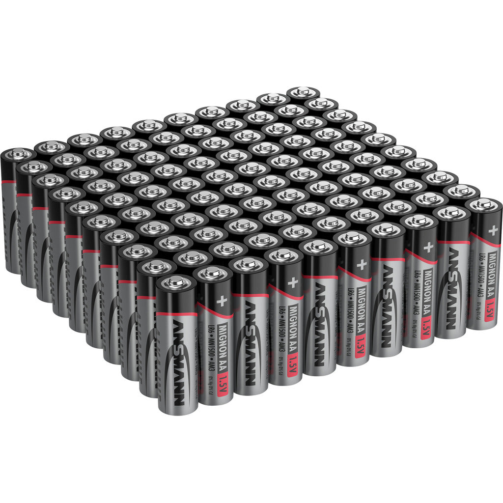 Batteria alcalina ANSMANN Mignon AA / LR6 confezione da 100