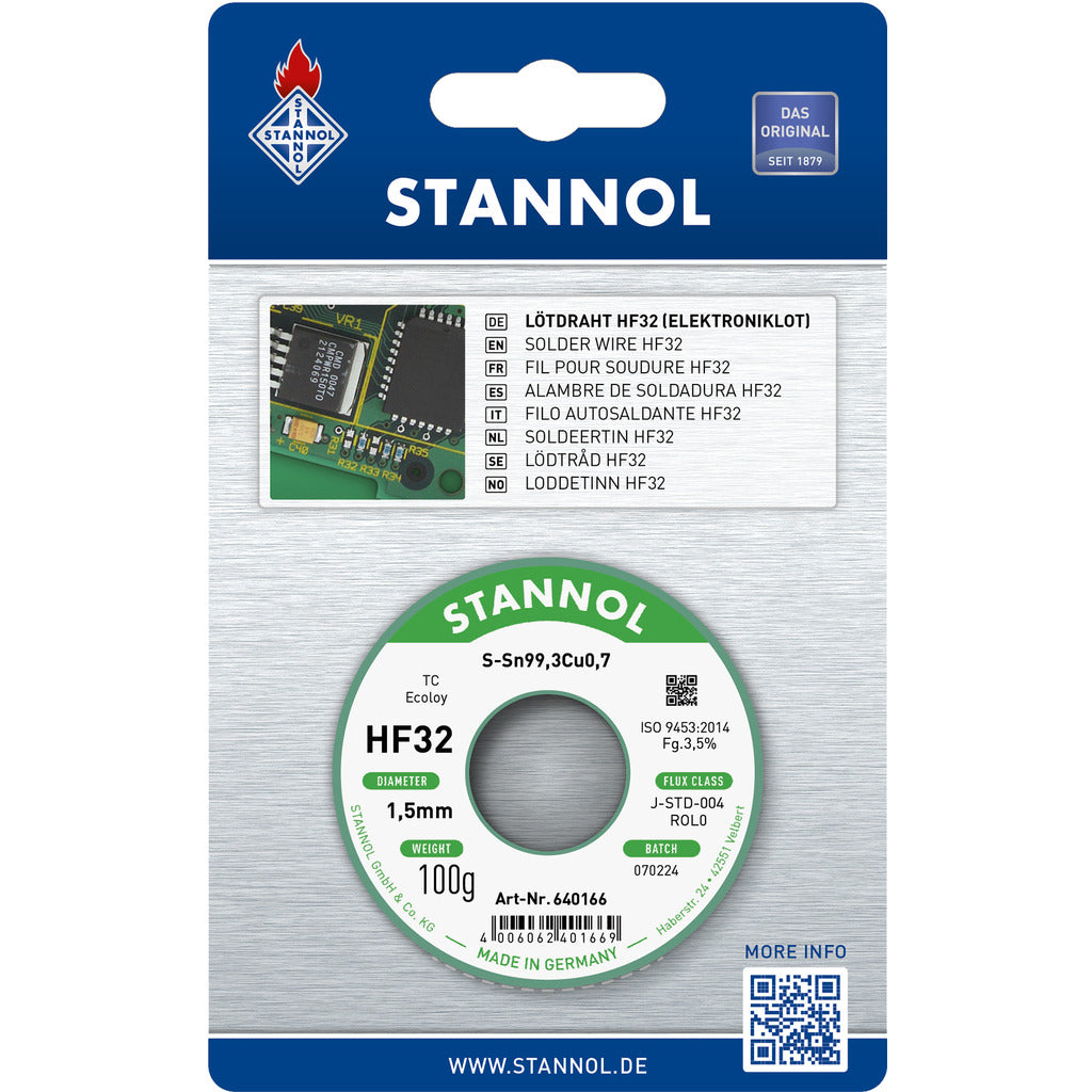 STANNOL Lötdraht HF32 / bleifrei
