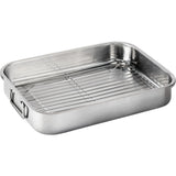 Padella Napoleon in acciaio inox con griglia