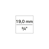 Kraft-Steckschlüssel Satz 3/4" / 11-teilig