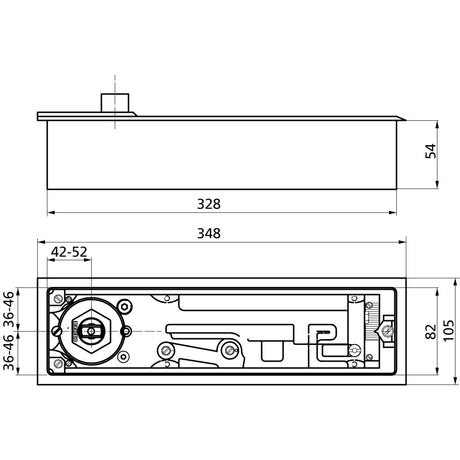 Bodentürschließer TS 550 NV