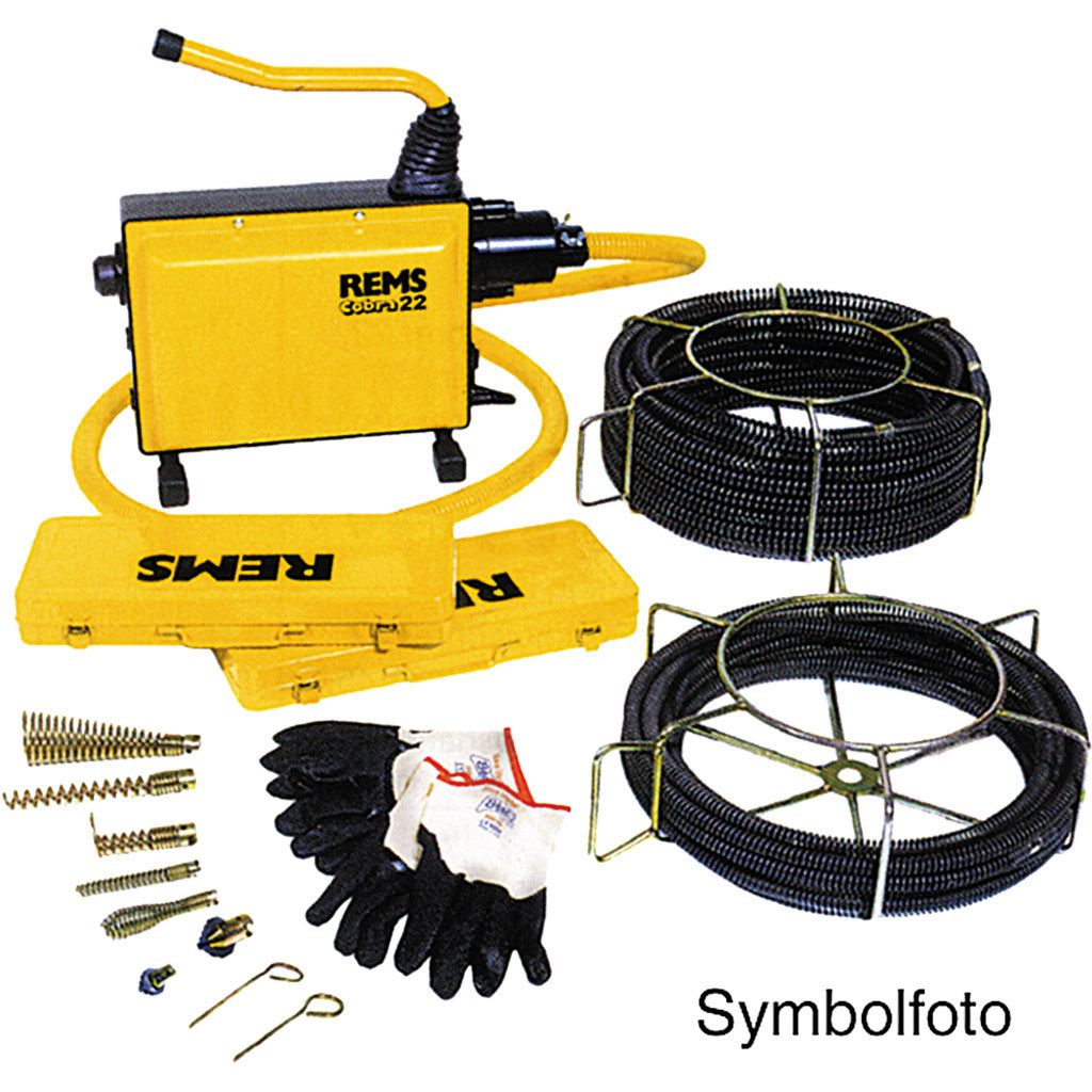 Set di dispositivi per la pulizia dei tubi Cobra 16 + 22