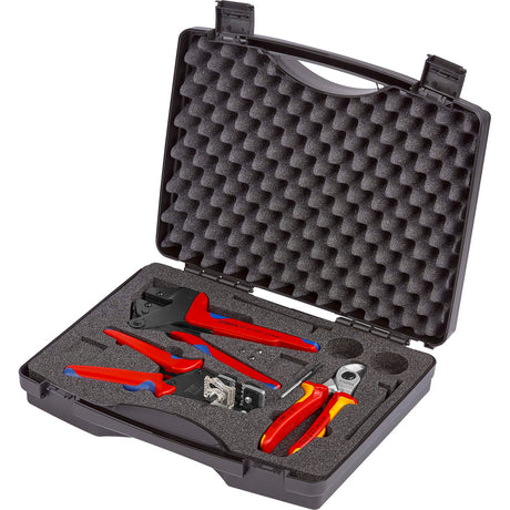 Valigetta portautensili Knipex per fotovoltaico / 4 pezzi