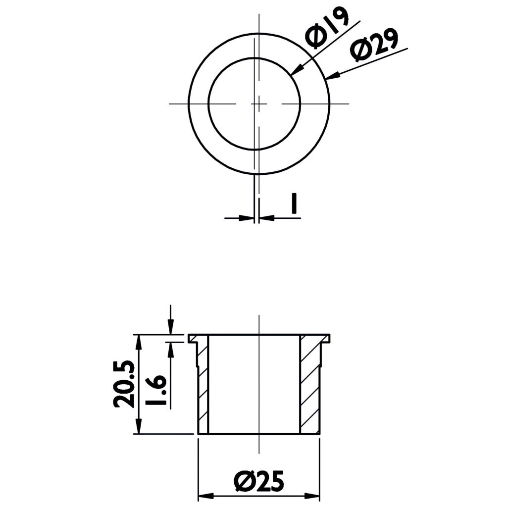 Inlet handle 3669