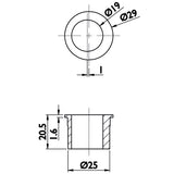 Inlet handle 3669