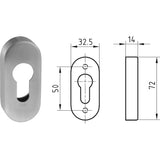 Rohrrahmen-Rosette 5310C FH