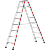 Stufenstehleiter, beidseitig begehbar 8024