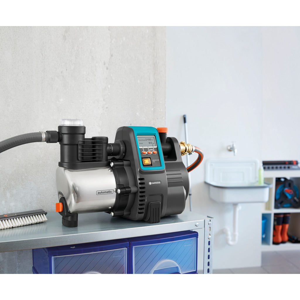 Gardena Pompa automatica per casa e giardino 6000/5 LCD Inox