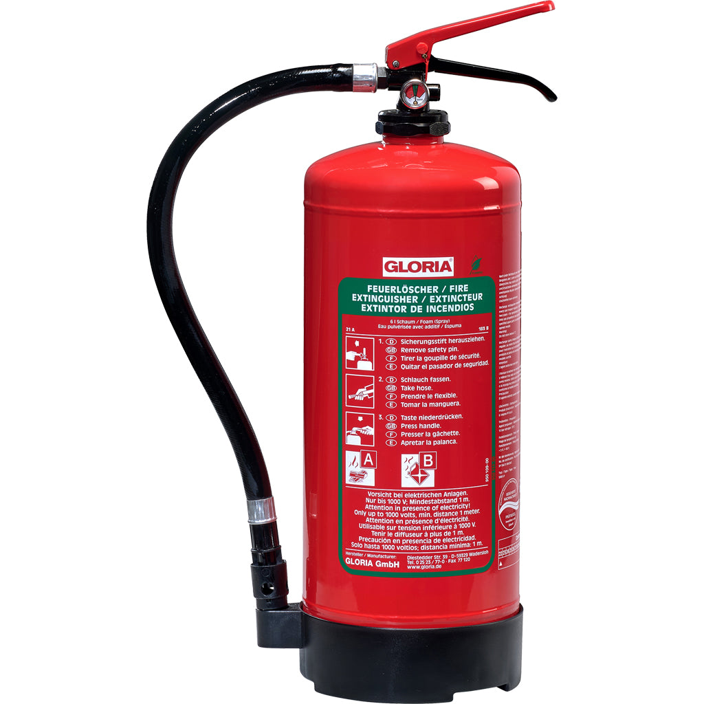 Fluorfreier Schaum-Dauerdruckfeuerlöscher SDB 6 P