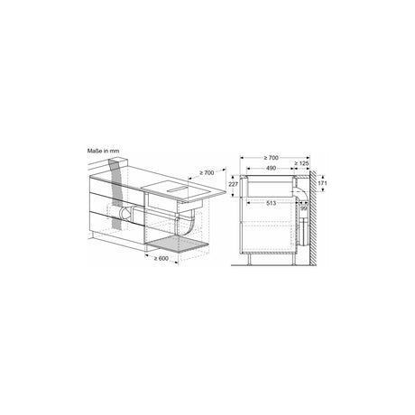 Kochfeld inductionAir Plus iQ700 EX801LX67E