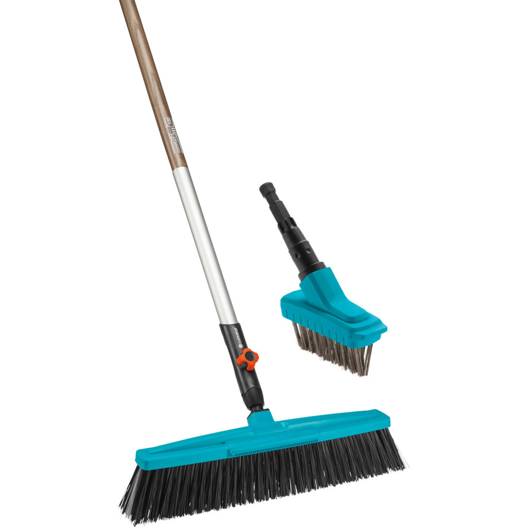 Gardena combisystem-Komplettangebot (Straßenbesen + Fugenbürste + Stiel)