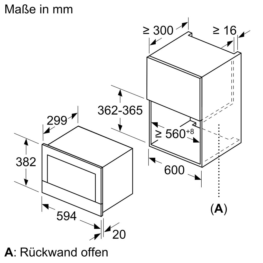 Einbau-Mikrowellengerät BFL7221B1