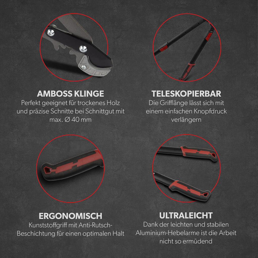 Siwitec Teleskop-Getriebe-Astschere SG-23