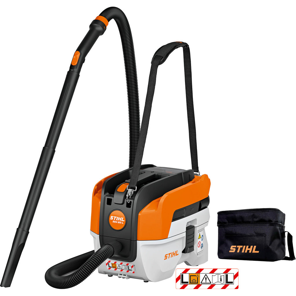 Stihl Aspiratore a secco e a umido a batteria SEA 50 L + Borsa frigo / senza batteria e caricabatterie